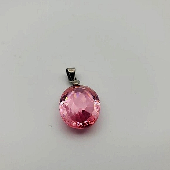 Amethyst or Ametrine 18k gp Pendant - Picture 2 of 6